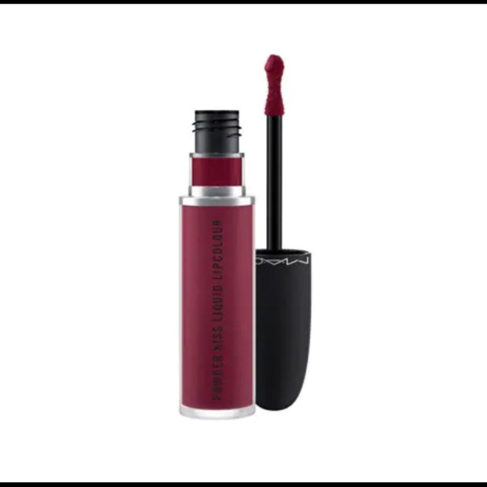 MAC Powder Kiss Liquid Lipstick Burning Love